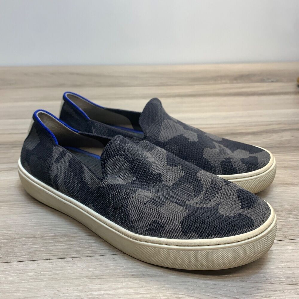 Rothy's Shoes‎ The Sneaker Women's Size 7.5 Gray Camouflage Camo Slip On